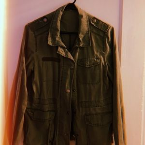 Olive green army jacket
